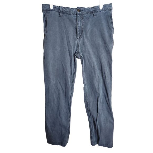 Faherty Movement Pants Men 32x28‎ Blue Slim Straight Comfort Shell Fade - Picture 1 of 6